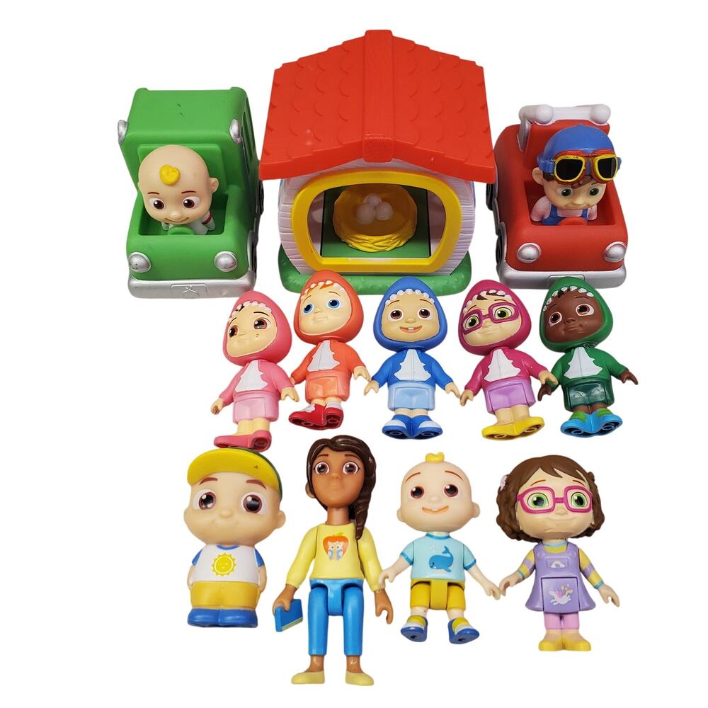 CoComelon Baby Shark Figures Cody JJ Nina Mini Vehicles